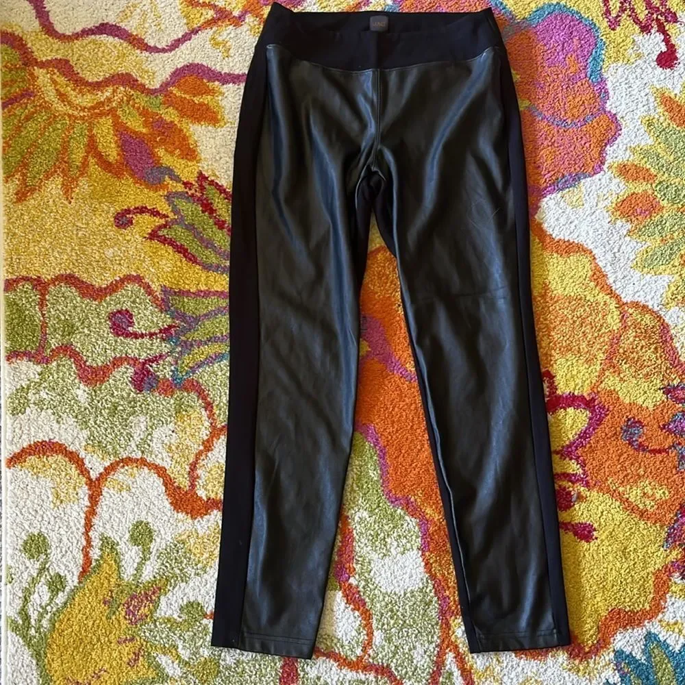 JAG FAUX LEATHER SKINNY PULL ON PANTS SIZE 10